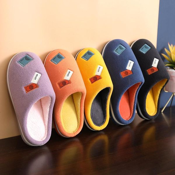 women fashion slippers warm plush anti-slip couples indoor home floor soft sole comfortable shoes men footwear, Black
women fashion slippers warm plush anti-slip couples indoor home floor soft sole comfortable shoes men footwear, Black