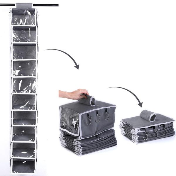 storage boxes & bins hanging bag non-woven fabric wardrobe holder closets large capacity clothes organizer 10-layer
storage boxes & bins hanging bag non-woven fabric wardrobe holder closets large capacity clothes organizer 10-layer