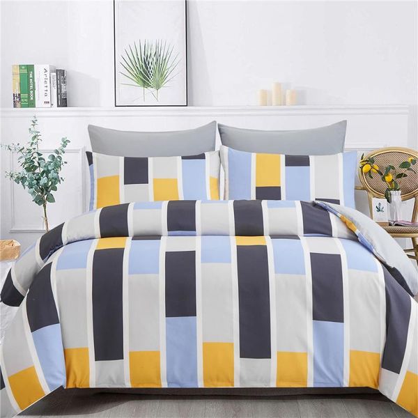 bedding sets geometric plaid duvet cover set 240x220 king size nordic 3pcs pillowcase simple modern quilt covers (no bed sheet)
bedding sets geometric plaid duvet cover set 240x220 king size nordic 3pcs pillowcase simple modern quilt covers (no bed sheet)