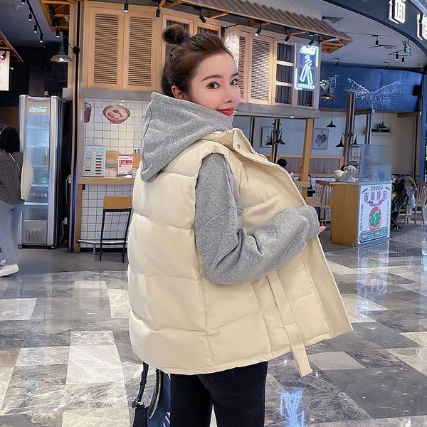 women's vests simple all match solid women elegant stand collar zipper waistcoats winter fall office lady sleeveless vest woman, Black;white
women's vests simple all match solid women elegant stand collar zipper waistcoats winter fall office lady sleeveless vest woman, Black;white