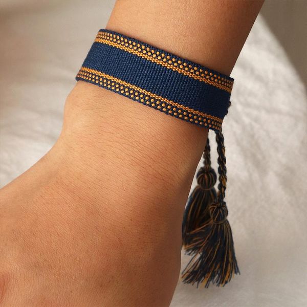 link, chain zafresh vintage wrist band bohemian ribbon jewelry hand woven tassel bracelet for women girls wedding, Black
link, chain zafresh vintage wrist band bohemian ribbon jewelry hand woven tassel bracelet for women girls wedding, Black