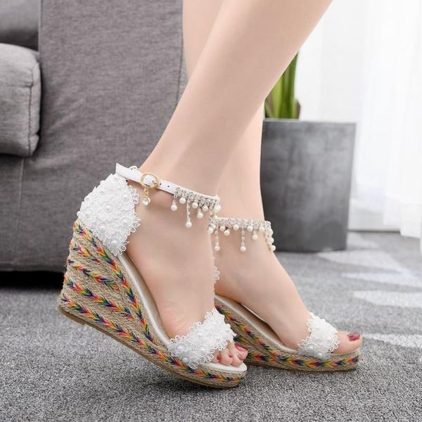 dress shoes women wedge summer platform high heels sandals buckle strap peep toe thick bottom wedding, Black
dress shoes women wedge summer platform high heels sandals buckle strap peep toe thick bottom wedding, Black