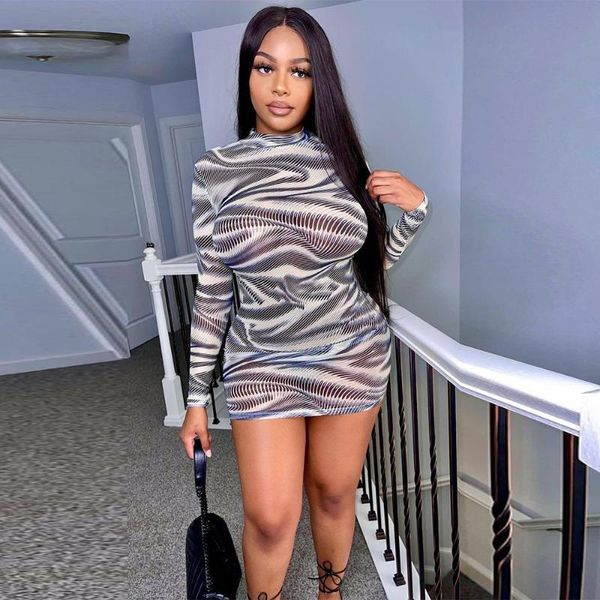 casual dresses wave striped printed streetwear sheath dress women mock neck long sleeve skinny mini fashion body-shaping robe femme, Black;gray
casual dresses wave striped printed streetwear sheath dress women mock neck long sleeve skinny mini fashion body-shaping robe femme, Black;gray