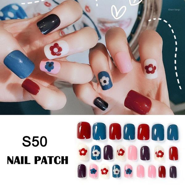 fake nails fashion cute patch 24 piece wedding birthday party women and girls tzc991, Red;gold
fake nails fashion cute patch 24 piece wedding birthday party women and girls tzc991, Red;gold