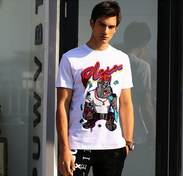 pink paradise plein t-shirts brand designer rhinestone skull men t shirts classical hip hop streetwear tshirt casual tees fszw591003, White;black
pink paradise plein t-shirts brand designer rhinestone skull men t shirts classical hip hop streetwear tshirt casual tees fszw591003, White;black