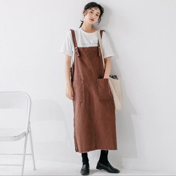 dresses summer new korean loose thin split strap over the knee long skirt with buttons and raw lace women's dress, Black;gray
dresses summer new korean loose thin split strap over the knee long skirt with buttons and raw lace women's dress, Black;gray