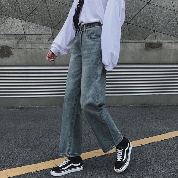 women's jeans 2021 loose straight pants high waist wide leg look thin and versatile cigarette trend, Blue
women's jeans 2021 loose straight pants high waist wide leg look thin and versatile cigarette trend, Blue