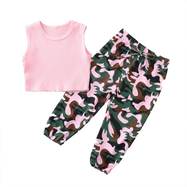 clothing sets baby girl clothes toddler kids girls sleeveless ribbed vest camouflage pants outfits, White
clothing sets baby girl clothes toddler kids girls sleeveless ribbed vest camouflage pants outfits, White