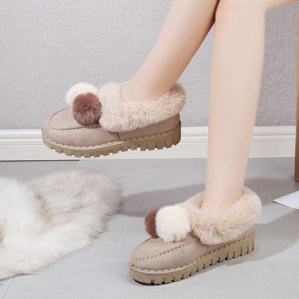 boots fur ankle woman platform shoes drop thick plush cotton comfortable flat heels snow women's winter warm, Black
boots fur ankle woman platform shoes drop thick plush cotton comfortable flat heels snow women's winter warm, Black