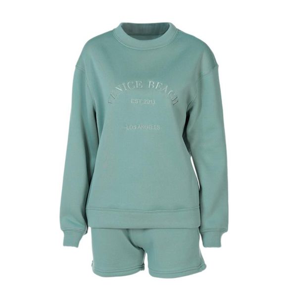 women's tracksuits spring and autumn women's letters embroidered fleece thick loose wild casual sweater shorts suit kijuymq1, Gray
women's tracksuits spring and autumn women's letters embroidered fleece thick loose wild casual sweater shorts suit kijuymq1, Gray