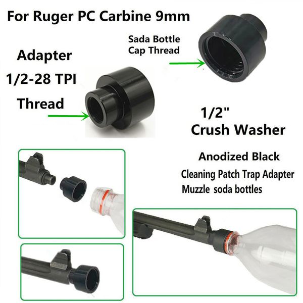 1/2x28 tpi cleaning patch fuel pump trap adapter muzzle soda pop bottles f pc carbine 9 mm 5/8x24
1/2x28 tpi cleaning patch fuel pump trap adapter muzzle soda pop bottles f pc carbine 9 mm 5/8x24
