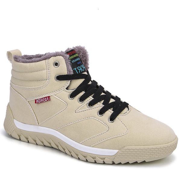 winter new plush warm cotton shoes trend large snow boots men's high sports casual, Black
winter new plush warm cotton shoes trend large snow boots men's high sports casual, Black