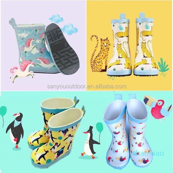 2019 pattern kids children wellington waterproof kid animal rubber rain boots child, Black;red
2019 pattern kids children wellington waterproof kid animal rubber rain boots child, Black;red