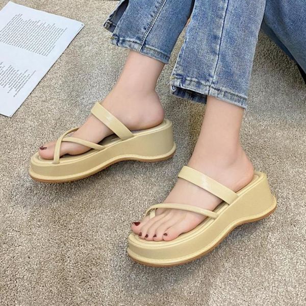 slippers fashion women flip flop shoes summer outdoor sandals female wedges slides, Black
slippers fashion women flip flop shoes summer outdoor sandals female wedges slides, Black