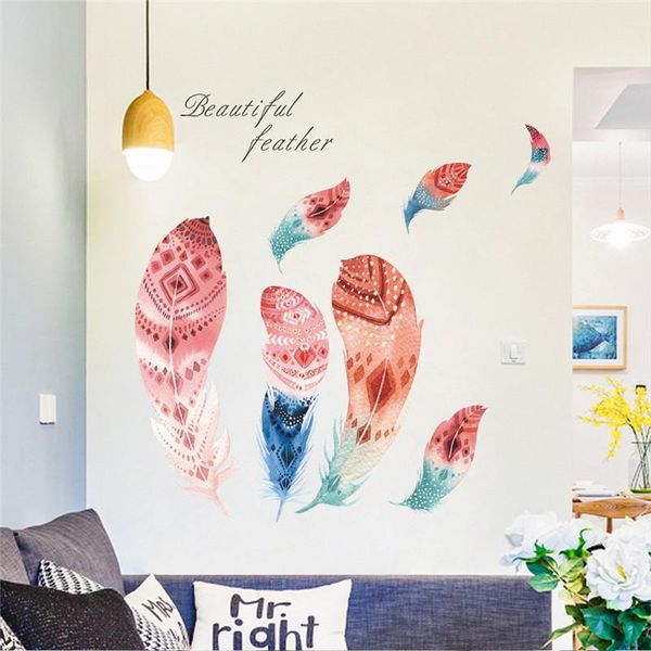 wall stickers beautiful feathers pattern sticker for office shop bedroom home decorations diy creative mural art decals pvc posters
wall stickers beautiful feathers pattern sticker for office shop bedroom home decorations diy creative mural art decals pvc posters