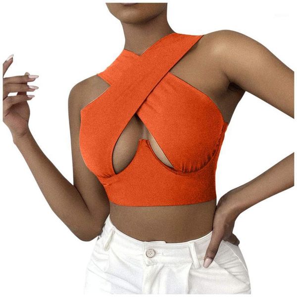 women's tanks & camis cross bandage crisscross halter vest cut out spicy wrap crop lady camisole solid fashion tank, White
women's tanks & camis cross bandage crisscross halter vest cut out spicy wrap crop lady camisole solid fashion tank, White