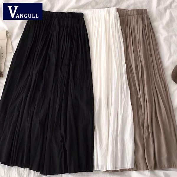 skirts vangull solid color vintage pleated skirt women's spring summer elastic waist loose ins female all-match white, Black
skirts vangull solid color vintage pleated skirt women's spring summer elastic waist loose ins female all-match white, Black