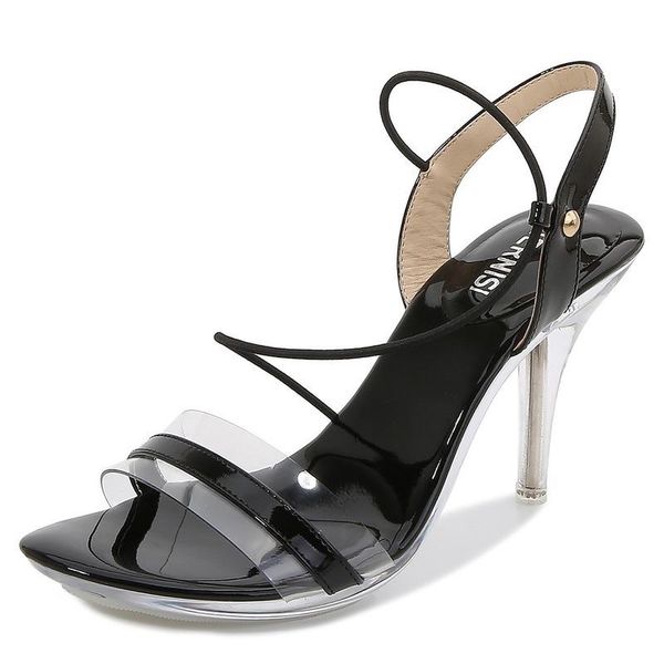 mclubgirl women's fashion sandals summer high heels round toe transparent crystal heel for lady wz-6a5555-2, Black
mclubgirl women's fashion sandals summer high heels round toe transparent crystal heel for lady wz-6a5555-2, Black