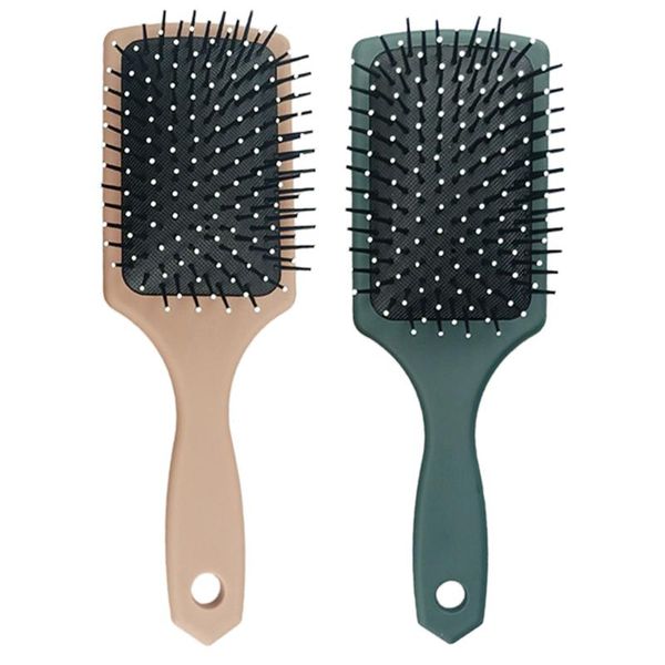 hair brushes 2pcs square comb air cushion hairdressing wide teeth anti-static mixed color, Silver
hair brushes 2pcs square comb air cushion hairdressing wide teeth anti-static mixed color, Silver