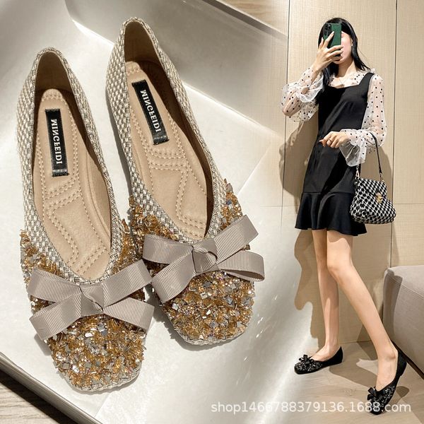 dress shoes bling glitter bow-knot flats woman espadrilles casual single women sneakers square toe loafers paillette weave moccasins g74m, Black
dress shoes bling glitter bow-knot flats woman espadrilles casual single women sneakers square toe loafers paillette weave moccasins g74m, Black