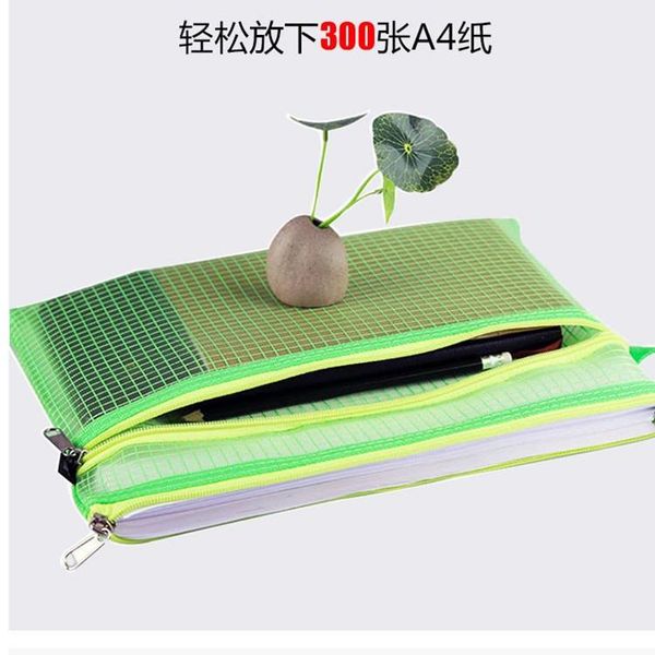 storage bags portable file bag zipper multi-layer mesh small fresh business grid information package
storage bags portable file bag zipper multi-layer mesh small fresh business grid information package
