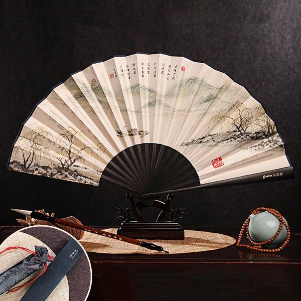 other home decor imitation ebony men's folding fan bamboo wood silk cloth hand outdoor personalized durable decoration
other home decor imitation ebony men's folding fan bamboo wood silk cloth hand outdoor personalized durable decoration