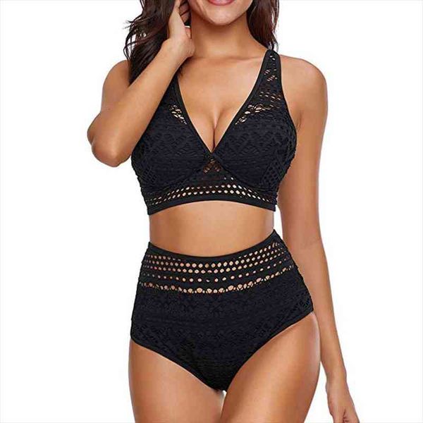 bikini women s swimming suit v neck two pieces crochet lace high waistbikini set swimsuit women bikini, White;black
bikini women s swimming suit v neck two pieces crochet lace high waistbikini set swimsuit women bikini, White;black