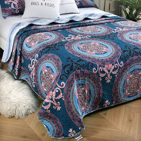 fashion bedding quilted coverlet queen king floral print bedspread elegant summer duvet quilt blanket patchwork bed cover colcha comforters
fashion bedding quilted coverlet queen king floral print bedspread elegant summer duvet quilt blanket patchwork bed cover colcha comforters