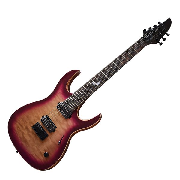 factory outlet-7 strings transparent purple electric guitar with 24 frets,rosewood fretboard,quilted maple veneer
factory outlet-7 strings transparent purple electric guitar with 24 frets,rosewood fretboard,quilted maple veneer