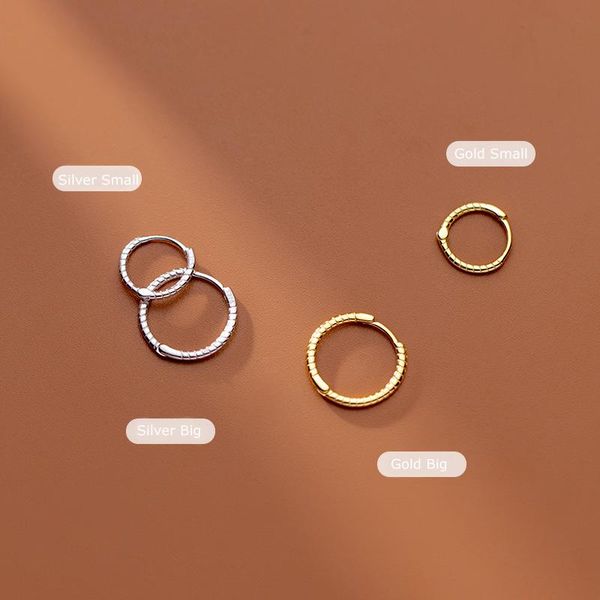 hoop & huggie enosola 925 sterling silver minimalist twist geometric ear earrings for women punk party jewelry accessorie, Golden;silver
hoop & huggie enosola 925 sterling silver minimalist twist geometric ear earrings for women punk party jewelry accessorie, Golden;silver