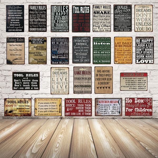 fish on our home tool family kitchen rules metal sign tin poster decor bar wall art painting 20*30 cm size dy54
fish on our home tool family kitchen rules metal sign tin poster decor bar wall art painting 20*30 cm size dy54