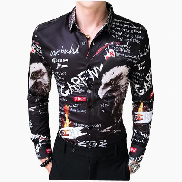 men's shirts letter print shirt sleeve thin fit men's shirts dressed as designer streetwear social clothes 6bsh, White;black
men's shirts letter print shirt sleeve thin fit men's shirts dressed as designer streetwear social clothes 6bsh, White;black