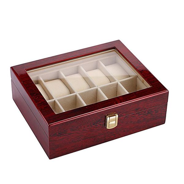 watch boxes & cases luxury wooden box case casket display storage organizer 12 seats square buckle lock piano paint present cabinet, Black;blue
watch boxes & cases luxury wooden box case casket display storage organizer 12 seats square buckle lock piano paint present cabinet, Black;blue