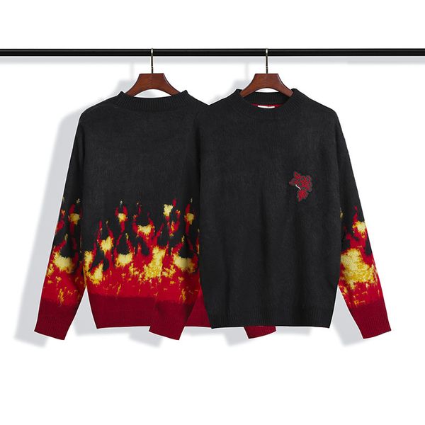 sweaters fashion knit brand bae flame pullover sweater men's round neck, White;black
sweaters fashion knit brand bae flame pullover sweater men's round neck, White;black