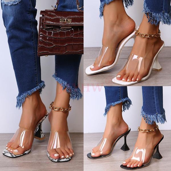 sandals jayhw summer pupms open toe square head stiletto women's leather transparent slimming word woman high heels, Black
sandals jayhw summer pupms open toe square head stiletto women's leather transparent slimming word woman high heels, Black