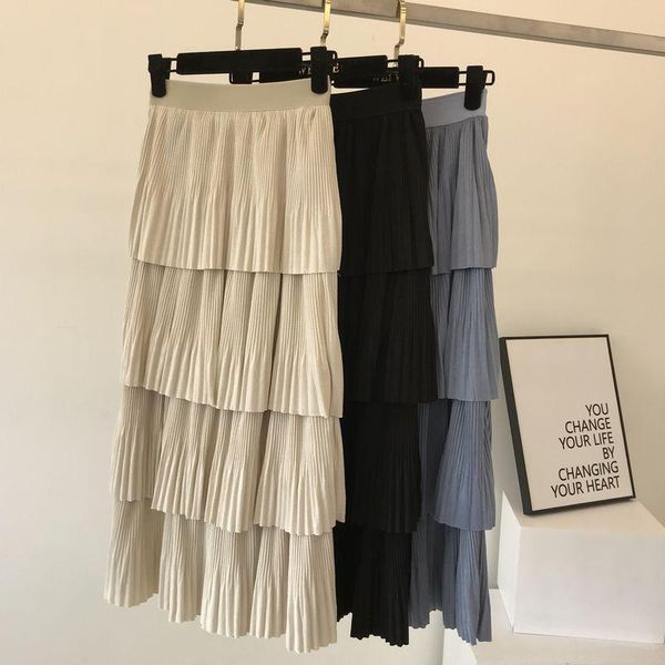 skirts 2021 autumn arrival vintage suede layer skirt solid color elegant faldas largas elegantes 5 colors available, Black
skirts 2021 autumn arrival vintage suede layer skirt solid color elegant faldas largas elegantes 5 colors available, Black