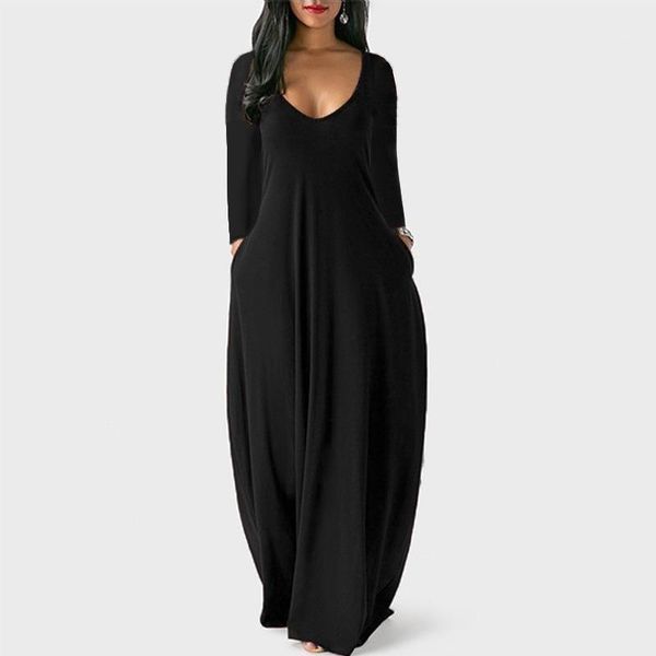 casual dresses bohemian long midi autumn v-neck solid plus size clothing maxi dress for women 2021 sleeve g2828, Black;gray
casual dresses bohemian long midi autumn v-neck solid plus size clothing maxi dress for women 2021 sleeve g2828, Black;gray