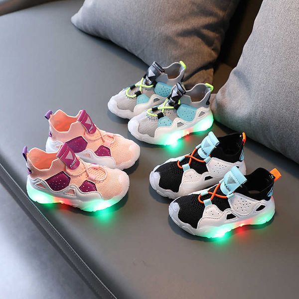 fashion patchwork led lighting children casual shoes glowing sports running slip on kids sneakers leisure girls boys toddlers g1025, Black;red
fashion patchwork led lighting children casual shoes glowing sports running slip on kids sneakers leisure girls boys toddlers g1025, Black;red
