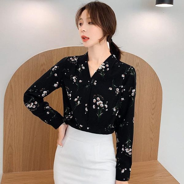 Women's Blouses & Shirts Women Long Sleeve Printed Casual V-Neck Floral Summer Chiffon V1NC, White
Women's Blouses & Shirts Women Long Sleeve Printed Casual V-Neck Floral Summer Chiffon V1NC, White
