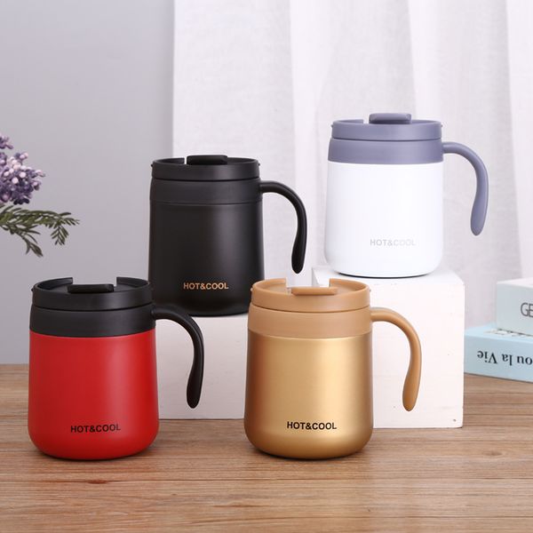 stainless steel coffee mug with lid double wall thermal cups insulated vacuum white cup water drinkware
stainless steel coffee mug with lid double wall thermal cups insulated vacuum white cup water drinkware