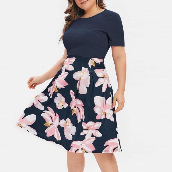 casual dresses summer ladylike stretchy elegant floral print patchwork vintage o-neck cute sleeveless women gorgeous ball gown dress, Black;gray
casual dresses summer ladylike stretchy elegant floral print patchwork vintage o-neck cute sleeveless women gorgeous ball gown dress, Black;gray