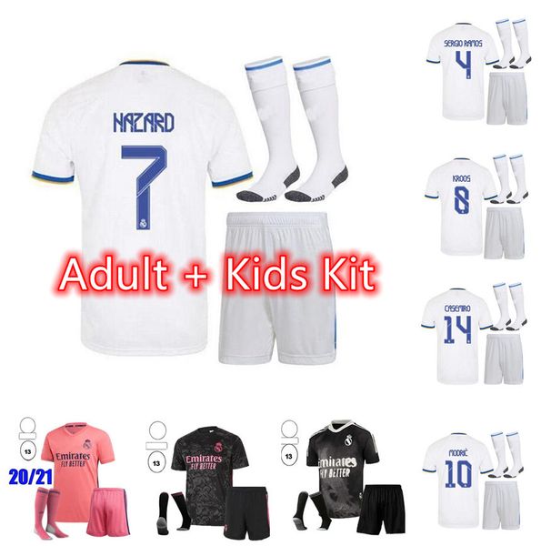 20 21 22 real madrid soccer jerseys 2021 2022 hazard zidane benzema football shirt camiseta de futbol kids kit sets, Black;yellow
20 21 22 real madrid soccer jerseys 2021 2022 hazard zidane benzema football shirt camiseta de futbol kids kit sets, Black;yellow