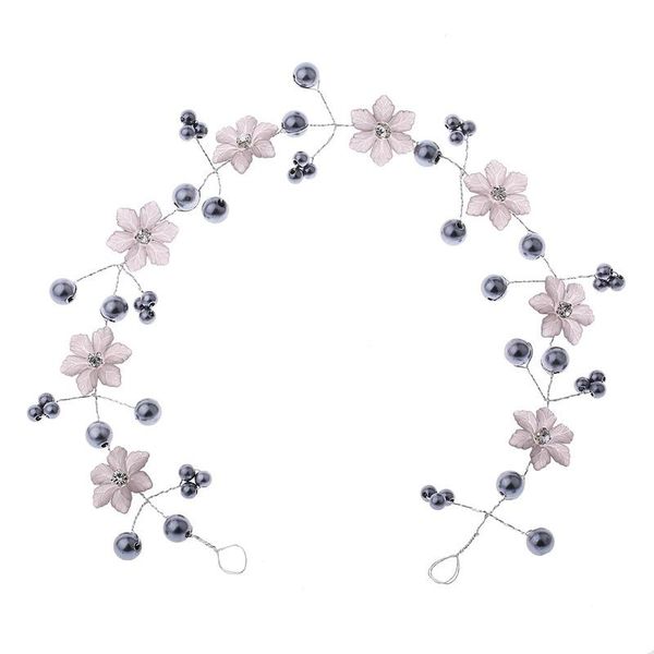 bride black pearl handmade crystal soft chain headband bridal headdress wedding hair accessories dress clips & barrettes, Golden;silver 
bride black pearl handmade crystal soft chain headband bridal headdress wedding hair accessories dress clips & barrettes, Golden;silver