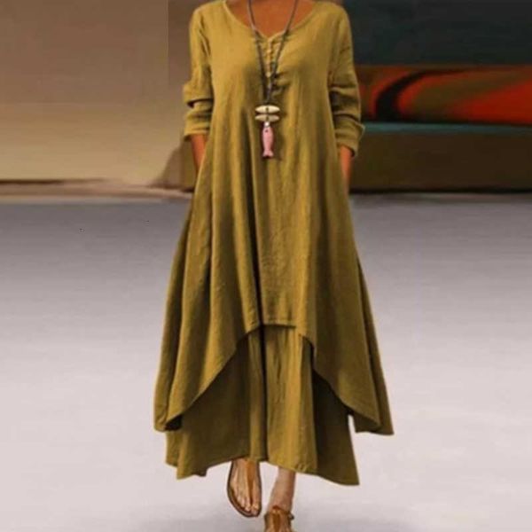 casual dresses elegant v neck solid cotton linen party women irregular spring long sleeve es vesido 5xl ivvy, Black;gray
casual dresses elegant v neck solid cotton linen party women irregular spring long sleeve es vesido 5xl ivvy, Black;gray