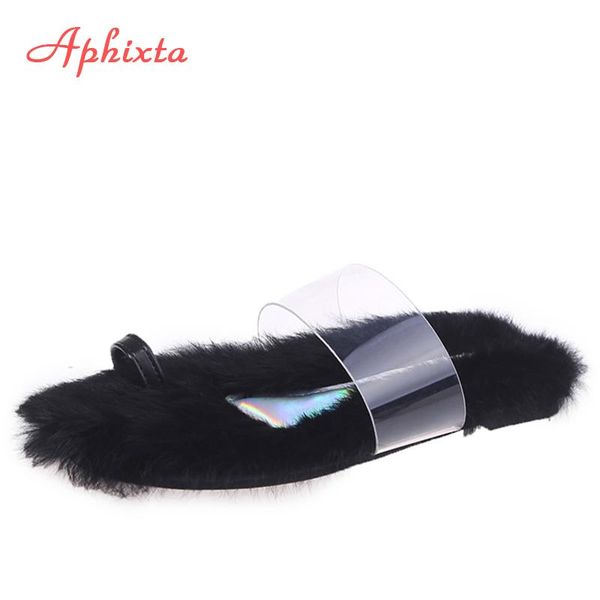 slippers aphixta big size 41 real fur shoes woman mules furry slipper winter warm women pearl crystal hair, Black
slippers aphixta big size 41 real fur shoes woman mules furry slipper winter warm women pearl crystal hair, Black