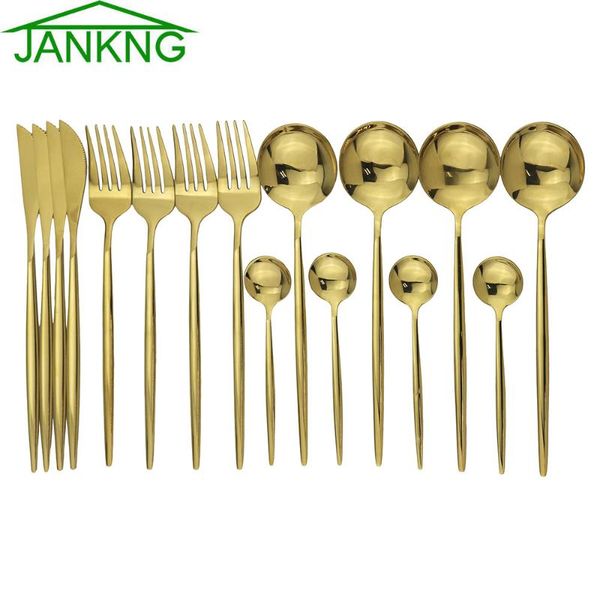 dinnerware sets gold cutlery set kitchen flatware 16pcs 304 stainless steel knife fork spoon mirror silverware with gife box
dinnerware sets gold cutlery set kitchen flatware 16pcs 304 stainless steel knife fork spoon mirror silverware with gife box