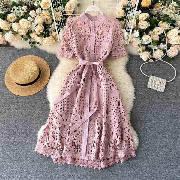 elegant dress fashion hollow out streetwear stand-up collar short sleeve dress for women collect waist vestidos 210409, Black;gray
elegant dress fashion hollow out streetwear stand-up collar short sleeve dress for women collect waist vestidos 210409, Black;gray