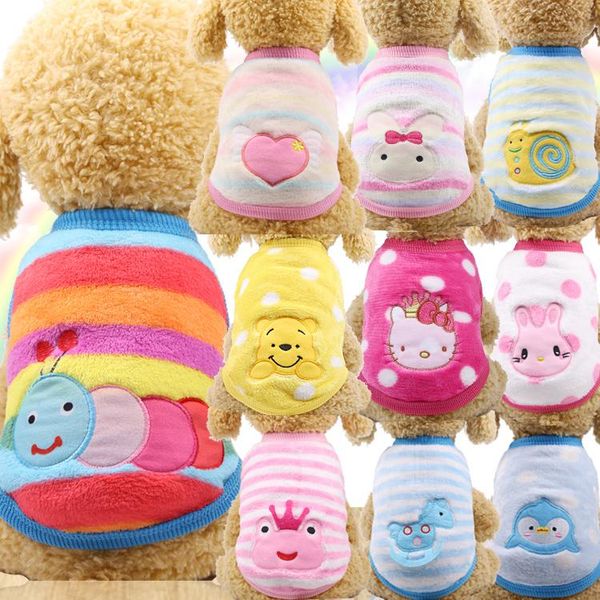 pet flannel vest clothes dog comfortable cotton cat cartoon pattern autumn costumes
pet flannel vest clothes dog comfortable cotton cat cartoon pattern autumn costumes