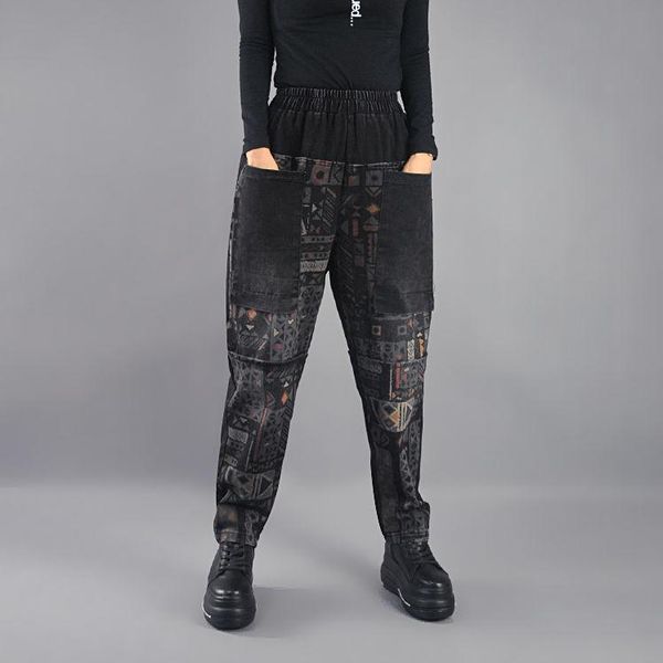 women's jeans printed korean style women vintage high waist harem pant 2021 autumn winter casual denim trousers, Blue
women's jeans printed korean style women vintage high waist harem pant 2021 autumn winter casual denim trousers, Blue