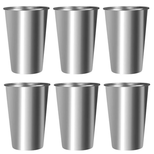 water bottles 6-piece 16-ounce stainless steel cup shatterproof pint stacked metal (6,17 oz / 500 ml)
water bottles 6-piece 16-ounce stainless steel cup shatterproof pint stacked metal (6,17 oz / 500 ml)